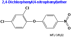 Den kemiske struktur af nitrofen