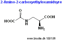 Strukturen af 2-amino-2-carboxyethyloxamidsyre