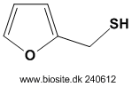 Strukturen af 2-furfurylthiol
