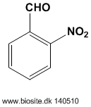 Strukturen af 2-nitrobenzaldehyd