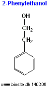 Strukturen af 2-phenylethanol
