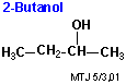 Strukturen af 2-butanol
