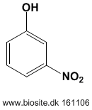 Strukturen af 3-nitrophenol