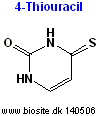Strukturen af 4-thiouracil