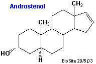 Strukturen af androstenol