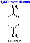 Strukturen af 1,4-Benzendiaminhvad