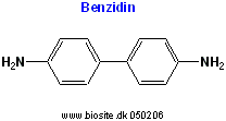 Strukturen af benzidin