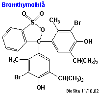 Strukturen af bromthymolbl�t
