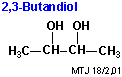 Strukturen af 2,3-butandiol