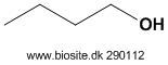 Strukturen af butan-1-ol