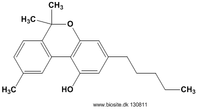 Strukturen af cannabinol