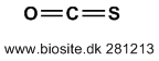 Strukturen af carbonylsulfid
