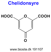 strukturen af chelidonsyre