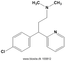 Strukturen af chlorphenamin