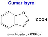 Strukturen af cumarilsyre