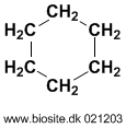 Strukturen af cyclohexan