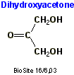 Strukturen af dihydroxyacetone