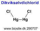 Strukturen af kviks�lv(I)chlorid