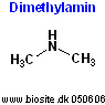 Strukturen af dimethylamin