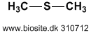 Strukturen af dimethylsulfid