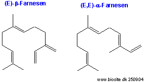 Strukturenre af farnesenisomere