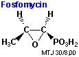 Strukturen af fosfomycin