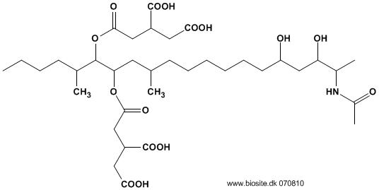 Strukturen af fumonisin A2