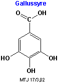 Strukturen af gallussyre