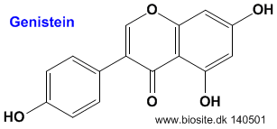 Strukturen af genistein