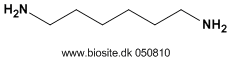 Strukturen af hexamethylendiamin