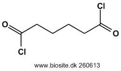 Strukturen af hexandisyredichlorid