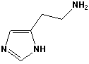 Den kemiske struktur af histamin