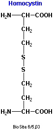Strukturen af homocystin