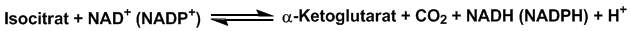 Isocitratdehydrogenasereaktionen