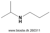 Strukturen af isopropylpropylamin