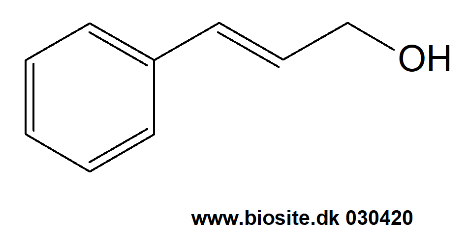Strukturen af kanelalkohol