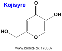 Skrukturen af kojisyre