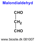 Strukturen af malondialdehyd