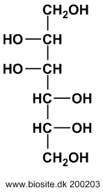 Strukturen af mannitol