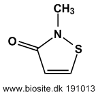 Strukturen af methylisothiazolinon