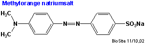 Strukturen af methylorange
