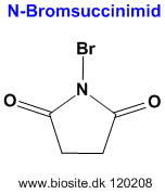 Strukturen af N-Bromsuccinimid