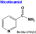 Den kemiske struktur af nicotinamid