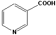 Strukturen af nicotinsyre