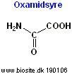 Strukturen af oxamidsyre