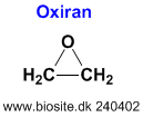 Strukturen af oxiran