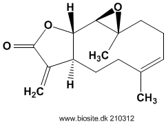 Strukturen af parthenolid