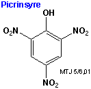 Strukturen af picrinsyre