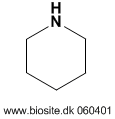 Strukturen af piperidin