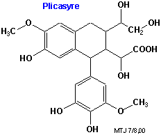Strukturen af plicasyre